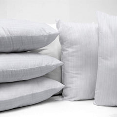 Microfiber Cushion Pillow, Durable Sofa Pillow For Home Décor, White - 24 X 24 Inch | Sofa Cushions, Furniture Pillow, Lightweight, Easy To Maintain, Soft Cushion Filler - Set Of 5