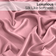 300 TC Premium Double Bedsheet Elastic Fitted For Queen Size | 60 X 78 X 10 Inches, Muted Rose With 2 Pillow Covers | Skin Friendly Fabric For Everyday Comfort