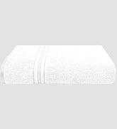 Ivaza Cotton Face Towel Super Soft Bath Towels | Soft & Absorbent Bath Towels (White)- Pack Of 1