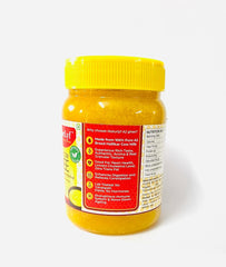 Organic A2 Desi Cow Ghee By Naturlyf | Churning With Bilona Method Indian Breed Cow Milk Desi Ghee | 500ml (250ml * 2) 16.9 Ounce | Jar Pack