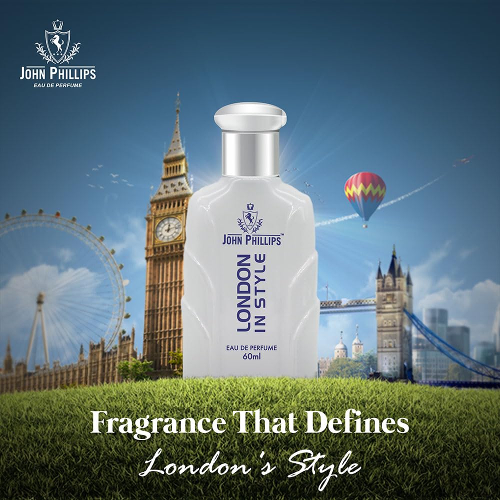 John Phillips Dark Code + French Classic + London In Style 60ml 2 Fl.oz. Each Pack Of 3 For Unisex | Perfect For Gifting John Phillips Dark Code + French Classic + London In Style 60ml 2 Fl.oz. Each Pack Of 3 For Unisex | Perfect For Gifting