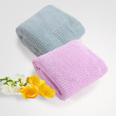 The Better Home Microfiber Bath Towel 900 Gsm | Soft, Lightweight, Absorbent & Quick Drying Bath Towel For Men & Women (Pink + Green) - 2 Pcs