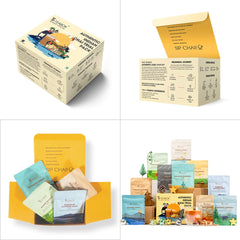 Teabox Premium Authentic Indian Spiced Chai Tea Trial Pack - 10 Exotic Varieties Of Chai X 30gm, 1.05 Ounce Each | No Artificial Flavors, Crafted In Small Batches - Perfect Tea Gift