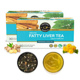 Teacurry Caffeine Free Fatty Liver Tea - Pack Of 2 X 30 Individually Wrapped Tea Bags | Delicious Peppermint Giloy Tea - Supports Liver Wellness