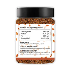 Mr. Merchant Roasted Flax Seeds 300gm, (Lightly Salted Alsi) | Jar Pack