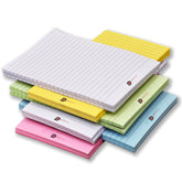 Ruled 5 X 8inch 50-Sheet Lined Writing Notepad (White, Yellow, Green, Blue, Pink) Pack Of 12