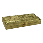 Decorative Shagun Cash Gift Box For Money Gaddi, Jewellery, Gifting Sagan Wedding Occasion, Golden Color, Set Of 1, Leatherette Finish Rectangle Shape, Colour - Golden