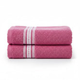 Lavone Premium Cotton Bath Towels 450 Gsm (Pink) - Pack Of 1
