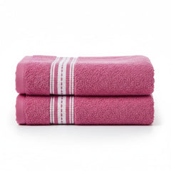 Lavone Premium Cotton Bath Towels 450 Gsm (Pink) - Pack Of 1