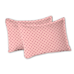 100% Cotton Bedsheet Double Bed For Queen Size With 2 Pillow Covers - 90 X 100 Inches, Pink | Ideal For Daily Use - Perfect For Queen Bed Durable & Wrinkle Free