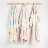 Thirsty Towel By Doctor Towels Bamboo Bath Towels 300 Gsm | Super Soft & High Absorbency Towel, Dobby Quick Dry Towels Large Size - Pack Of 3 (Yellow, Green & Red)