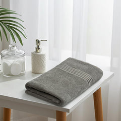 Liberty Towels Medium Size Bath Towel 450 Gsm | Soft, Quick Dry, Super Absorbent Turkish Towel For Bathroom, Gym & Travel (Tango Grey)