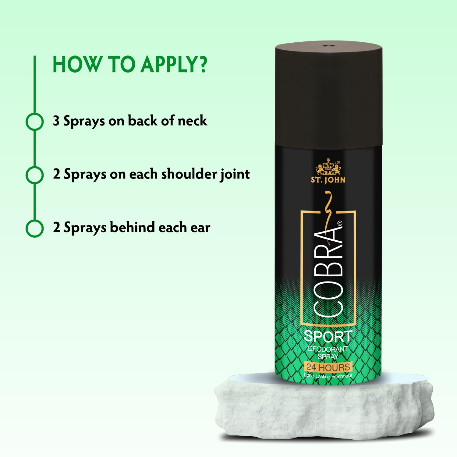 St.john Cobra Sports , Sports & Cool Deodorants Body Spray 450ml 15.2 Fl.oz. Pack Of 3 | Best Gift For Men & Women St.john Cobra Sports , Sports & Cool Deodorants Body Spray 450ml 15.2 Fl.oz. Pack Of 3 | Best Gift For Men & Women
