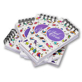 Daily Pocket Size Diary Notepad For Office Going Men & Women Wiro Notebook, Pack Of 4