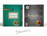 Double Apple & Paan Flavored Cigarette For Relieve Stress & Mood Enhance - 10 Sticks X 2 Packets - No Bad Smell, Non Addictive, No Harmful - Tobacco & Nicotine Free