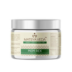 Matsya Veda Memrex Complete Brain Nutrition With Brahmi, Shankhpushpi & Kesar, 10+ Ayurvedic Ingredients With Sugar | 250gm 0.5lbs