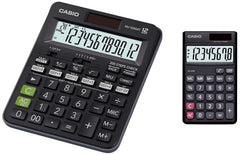 Casio MJ-120GST GST Calculator (Black) & Casio SX-300-W Portable Calculator | GST Calculator For Easy & Fast GST Calculation