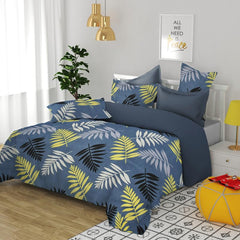 Microfiber Double Bedsheet With 2 Matching Pillow Covers | 90 X 90 Inches, Grey - Lightweight & Breathable Double Bed Perfect For Daily Use, Gifting, Or Guest Bedrooms