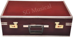 Best Folding Harmonium With Free Padded Bag - 9 Stopper (5 Stops & 4 Drones), 7 Bellow, 42 Keys, Two Reed (Bass-Male), 3 1/2 Octave