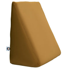 Wedge Pillow Memory Foam For Back Support, Tan - 18 L X 17.5 W X 10 H Inch | Wedge Cushion Pillow, Acid Reflux, Snoring, Gerd, Leg Elevation, Pregnancy | Multifunctional Bed Wedge Pillow