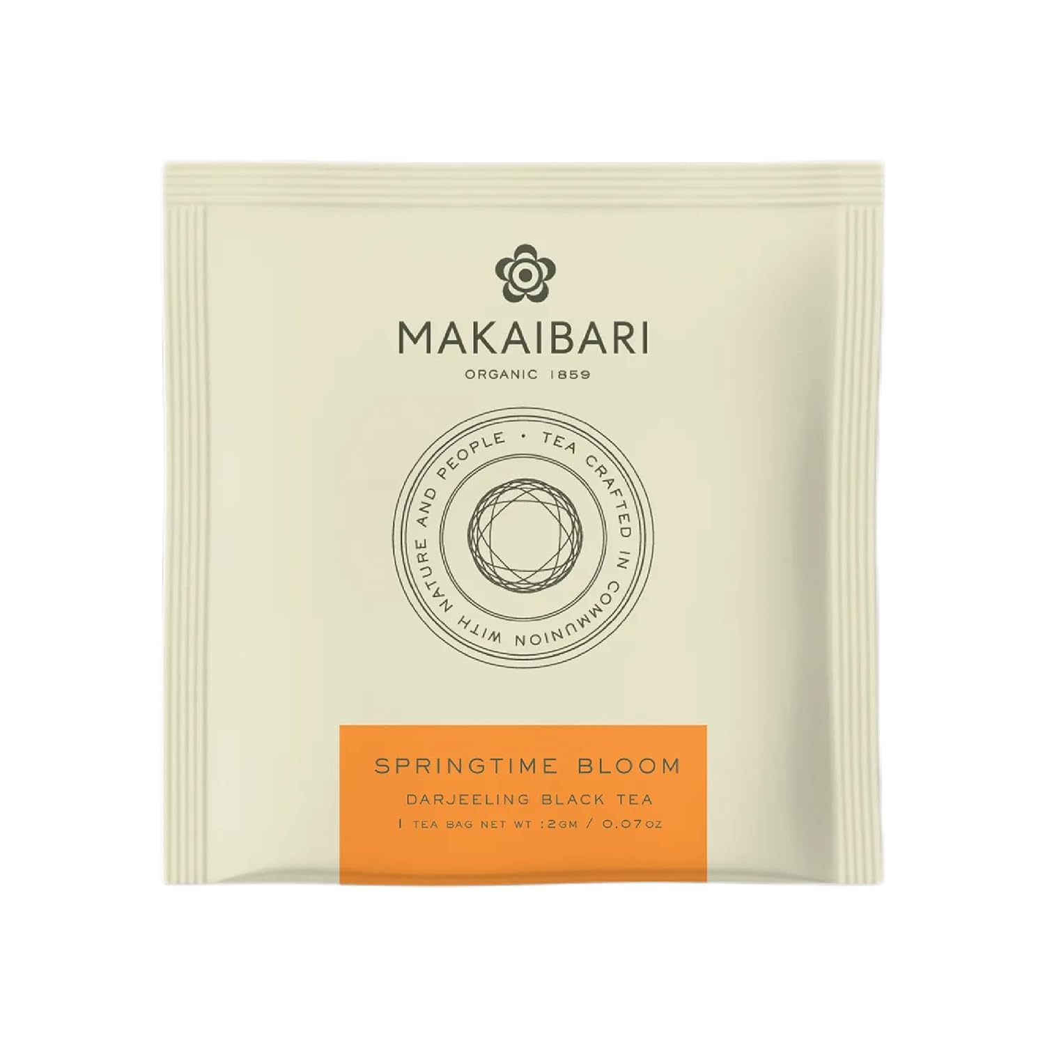 Makaibari Spring Time Bloom First Flush Black Tea - 50gm, 1.7 Ounce, 25 Tea Bags | Darjeeling Loose Leaf Black Tea - USDA Organic Certified Tea | Medium Caffeine - Tea Treasures Makaibari Spring Time Bloom First Flush Black Tea - 50gm, 1.7 Ounce, 25 Tea Bags | Darjeeling Loose Leaf Black Tea - USDA Organic Certified Tea | Medium Caffeine - Tea Treasures