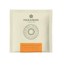 Makaibari Spring Time Bloom First Flush Black Tea - 50gm, 1.7 Ounce, 25 Tea Bags | Darjeeling Loose Leaf Black Tea - USDA Organic Certified Tea | Medium Caffeine - Tea Treasures