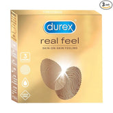 Durex Real Feel Condoms For Men - 3 Count | Latex Free