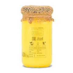 Organic A2 Desi Cow Bilona Ghee By Haryana Gram | Rich In Vitamin A, D & Minerals Healthy Desi Ghee Good For Overall Health | (200ml) 6.7 Ounce | Jar Pack