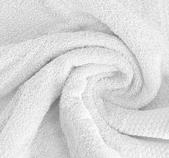 Cottontail Offerings Cotton Hand Towels 900 Gsm | Ultra-Soft & Absorbent Wash Basin Wipe Napkins For Bathroom (Pack Of 6) - White