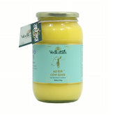 Natural A2 Gir Cow Desi Ghee By Vedicatam | Traditional Bilona Method Curd- Churned Healthy Pure Desi Ghee | (1 Litre) 33.8 Ounce | Jar Pack