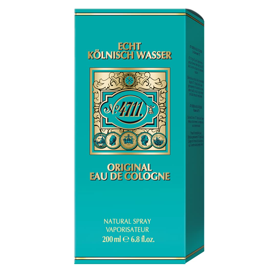 4711 Echt Kolniscs Wasser Original Eau De Cologne 200ml 6.7 Fl.oz. | Perfect Long Lasting Fragrance For Unisex 4711 Echt Kolniscs Wasser Original Eau De Cologne 200ml 6.7 Fl.oz. | Perfect Long Lasting Fragrance For Unisex