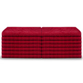 Divine Overseas Cotton Terry Dish Clothes 1200 Gsm | Soft & High Absorbent (Red) - Pack Of 12