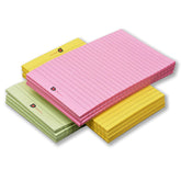 Wide Ruled 5 X 8 Inch 50-Sheet Lined Writing Note Pad For Everyday (Pink, Green, Yellow) 12pcs