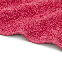 Welspun Alpha Cotton Large Bath Towel Soft & Absorbent 500 Gsm (Dobby - Bright Strawberry)