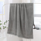 Spread Spain Cotton Large Bath Towel 550 Gsm | Ultra Soft Super Absorbent & Antibacterial Bath Towel (Grey)