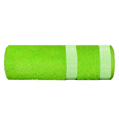 Casa Copenhagen Egyptian Cotton Exotic Hand Towel 400 Gsm (S Lime Green)- 2 Pcs