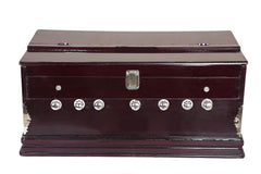 Harmonium Musical Instrument With Cover & Free Carry Bag - 7 Stopper, Total 39 Keys, Two Reeds (Bass- Male), 3 1/4 Octave, Double Bellow