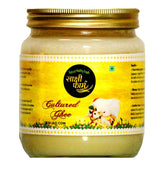 Natural Organic Cultured Desi A2 Ghee By Sakshi Farms | Rich In Vitamin A, D & K Healthy Vedic Bilona Method Pure Desi Ghee | (250ml) 8.4 Ounce | Jar Pack