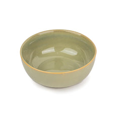 Ceramic Large Bowl, 1500ml - 21cm, 1 Piece, Pistachio Green | Stoneware Ceramic Serving Bowls - Ceramic Bowl With Glossy Finish | Pasta Serving Bowl - Microwave Safe & Dishwasher Safe