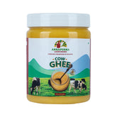 Natural Desi Cow Ghee By Annapurna Lakdi Ghana | High In Protein Fiber & Nutrients Healthy Desi Ghee Perfect For Pulao | (500ml) 16.9 Ounce | Jar Pack