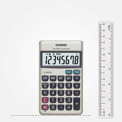 Casio LC-403TV Portable Calculator With Metal Faceplate | Pocket Size Calculator - Price Plus Tax, Tax Amount, Price Less Tax