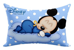 Kid's Disney Mickey & Mickey Friend Pillow For Sleeping, Sky Blue - 12 X 18 Inch | Cozy & Fluffy Super Soft Pillow | Suitable For All Sleepers, Multipurpose & Comfortable - 1 Pcs