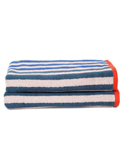 Ambra Linens Highly Absorbent Bath Towels 1 Kg | 100% Cotton, Soft & Plush All Seasons Use, Extra Large Size (Sober Blue)- Pack Of 2