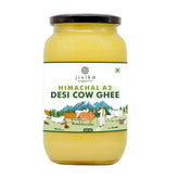 Natural Himachal A2 Desi Cow By Jivika Naturals | Good Source Of Vitamin A & Healthy Desi Ghee Perfect For Dishes | (500ml) 16.9 Ounce | Jar Pack