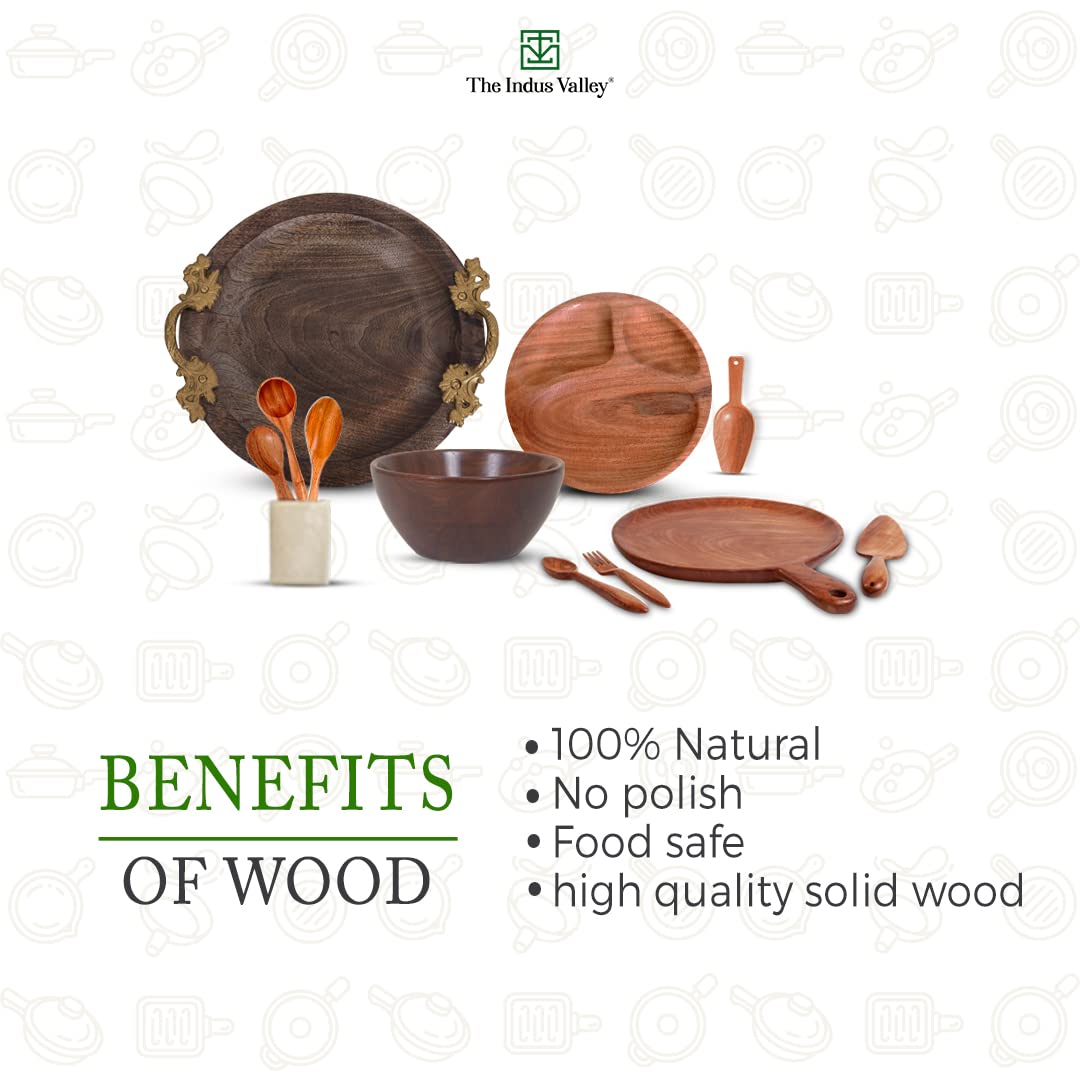 Brown Neem Wooden Large Flip, Spatula, Ladle For Cooking Dosa, Roti, Chapati | Kitchen Tools - No Harmful Polish, Naturally Non-Stick | Handmade - 37 Cm, 56 Gms Brown Neem Wooden Large Flip, Spatula, Ladle For Cooking Dosa, Roti, Chapati | Kitchen Tools - No Harmful Polish, Naturally Non-Stick | Handmade - 37 Cm, 56 Gms