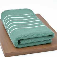 Vnq 100% Cotton Large Size Bath Towels 450 Gsm | Soft & Absorbent Urban Comfort Bath Towel - Green