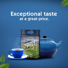 Society Chahat Leaf Tea - 1 Kg Pack, 35.2 Ounce | Rich In Taste & Refreshing Aroma - Strong Blend Kadak Chai | Low Caffeine Chai Patti