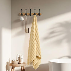 Haus & Kinder Allure Zero Twist Bath Towel 500 Gsm | Cotton Towel For Men, Women | Towels For Gym, Spa | Pack Of 2 (Beige & Blue)