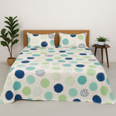 100% Microfiber Printed Queen Bedsheet Cooling & Ultra-Soft | Size 90 X 102 Inch, Multicolor - Perfect For All Season Comfort Double Bedsheet
