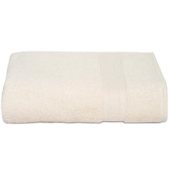 Ambra Linens 500 Gsm Highly Absorbent Towel, 100% Cotton, Soft & Plush, All Seasons Use, Large, Everyday Use, Durable (Cream)